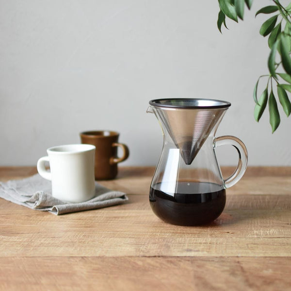 Coffee carafe set 300ml stainless steel
