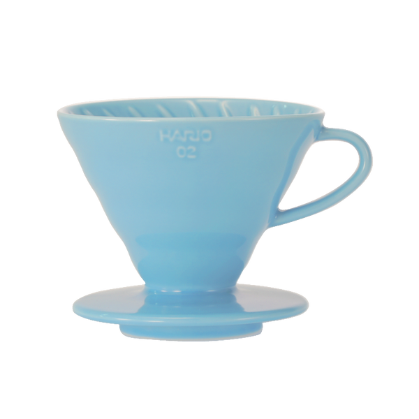 V60-02 Ceramic Coffee Dripper Light Blue